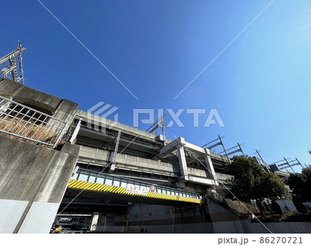 大宮駅とさいたま新都心駅の間 南大通東線の高架 大宮駅とさいたま新都心駅の間 南大通東線の高架 86270721