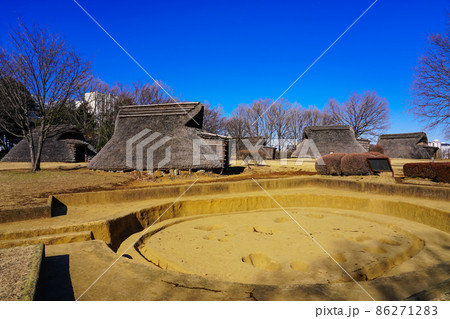 弥生時代の竪穴式住居 大塚歳勝土遺跡公園(神奈川県横浜市,港北ニュータウン) 弥生時代の竪穴式住居 大塚歳勝土遺跡公園(神奈川県横浜市,港北ニュータウン) 86271283