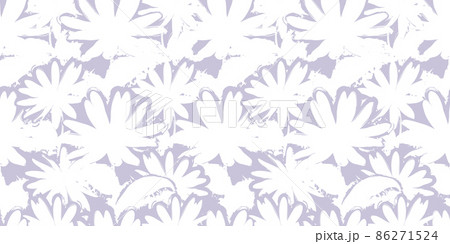 Pastel floral seamless pattern, Flowers background, Vector illustration 86271524