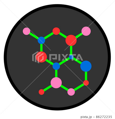 細胞の結合を表現した図のイラスト 86272235