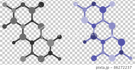 細胞の結合を表現した図のイラスト 細胞の結合を表現した図のイラスト 86272237