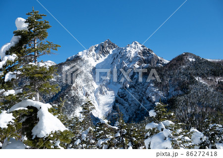 編笠山の登山風景 86272418