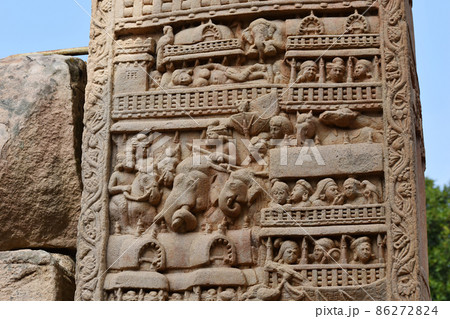 Stupa No 1, East Gateway, Right Pillar, Inside Panel 2 Stupa No 1, East Gateway, Right Pillar, Inside Panel 2 86272824