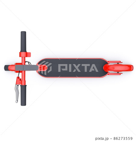 electric folding scooter for leisure and city trips 3D illustration 86273559