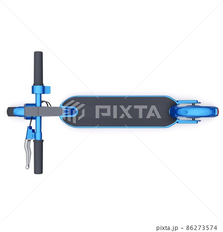 electric folding scooter for leisure and city trips 3D illustration 86273574