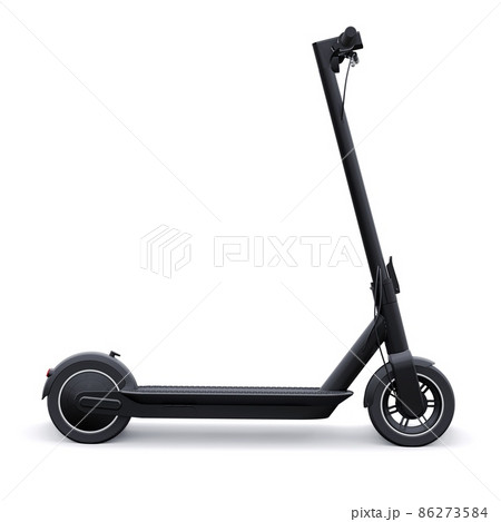 electric folding scooter for leisure and city trips 3D illustration electric folding scooter for leisure and city trips 3D illustration 86273584