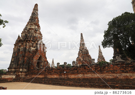 ワット・チャイ・ワッタナーラーム アユタヤ タイ ワット・チャイ・ワッタナーラーム アユタヤ タイ 86273616