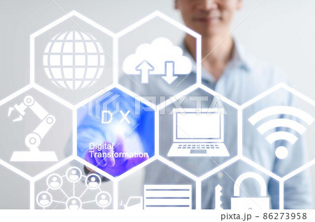 Digital Transformation(DX)イメージ Digital Transformation(DX)イメージ 86273958