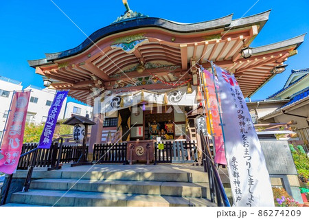 東京 浅草七福神めぐり 今戸神社の本殿 東京 浅草七福神めぐり 今戸神社の本殿 86274209