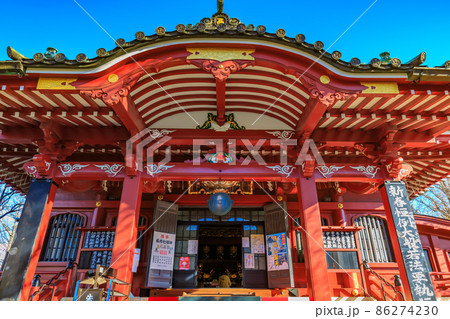 東京　浅草七福神めぐり　待乳山聖天の本堂 86274230