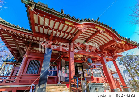 東京 浅草七福神めぐり 待乳山聖天の本堂 東京 浅草七福神めぐり 待乳山聖天の本堂 86274232