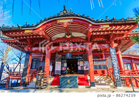 東京 浅草七福神めぐり 待乳山聖天の本堂 東京 浅草七福神めぐり 待乳山聖天の本堂 86274239