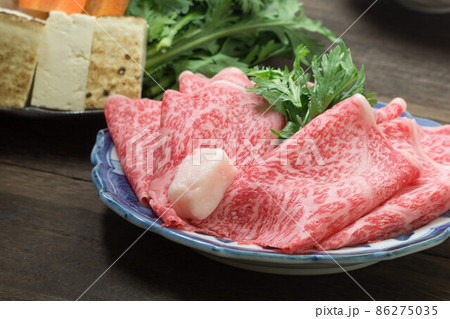 すき焼き食材 牛肉 すき焼き食材 牛肉 86275035