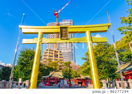 金神社、再開発が進む柳ヶ瀬地区〈岐阜県岐阜市〉 86277294