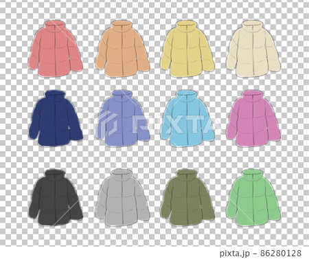 羽絨服插圖集 86280128