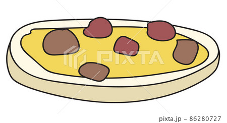 Doodle cartoon style bruschetta tapas canape appetizers with pate butter spread and meatballs. Bar restaurant menu ads, card, farmers market food decor, website design Doodle cartoon style bruschetta tapas canape appetizers with pate butter spread and meatballs. Bar restaurant menu ads, card, farmers market food decor, website design 86280727