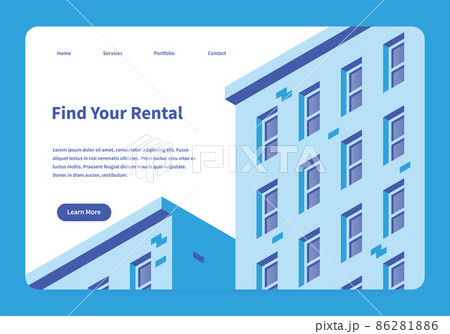 Rental Service Landing Page 86281886