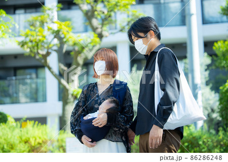 屋外　ファミリー　マスク 86286248