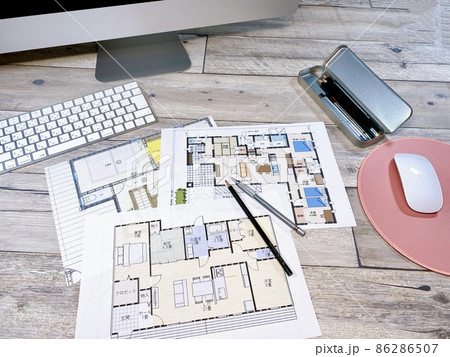 マイホーム　住宅設計　間取り図 86286507