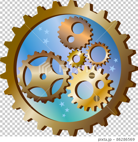 歯車デザインのイラスト素材 歯車デザインのイラスト素材