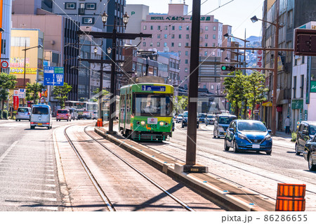 《長崎県》長崎市路面電車の風景・長崎駅付近 《長崎県》長崎市路面電車の風景・長崎駅付近 86286655