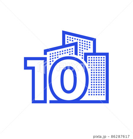 number 10 ten with building property apartment logo design vector graphic symbol icon illustration creative idea number 10 ten with building property apartment logo design vector graphic symbol icon illustration creative idea 86287617