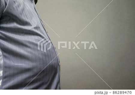 中年太りのお腹 中年太りのお腹 86289470