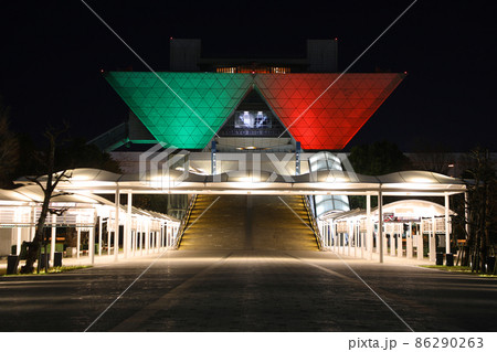 夜の東京ビッグサイト 86290263