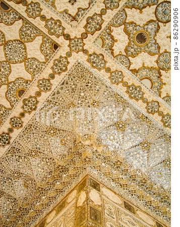 インド・ジャイプールの世界遺産　アンベール城 86290906