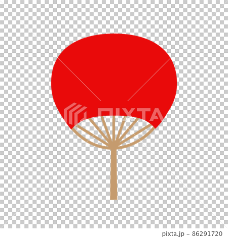 うちわのイラスト 86291720
