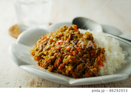 玉ねぎとひき肉のキーマカレー 玉ねぎとひき肉のキーマカレー 86292053