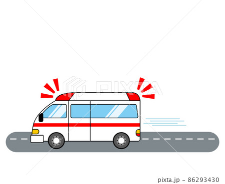 救急車　ベクターイラスト 86293430