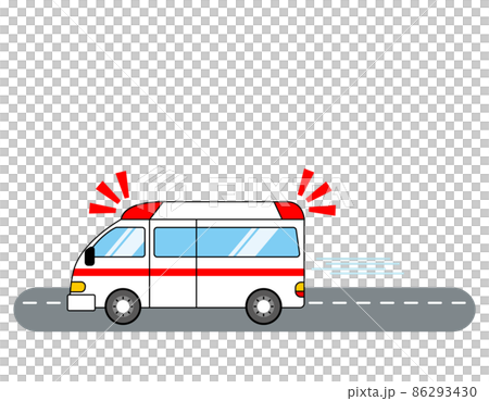 救急車　ベクターイラスト 86293430