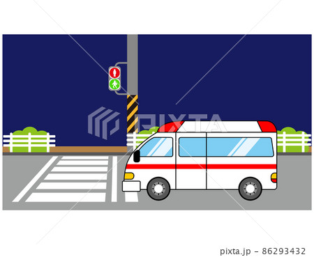 救急車　ベクターイラスト 86293432