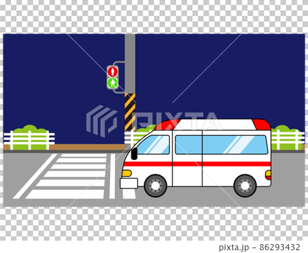 救急車　ベクターイラスト 86293432