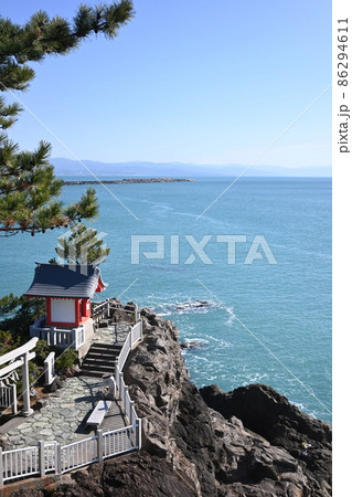 【高知県】桂浜の海津見神社(竜王宮) 【高知県】桂浜の海津見神社(竜王宮) 86294611