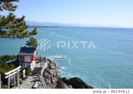 【高知県】桂浜の海津見神社（竜王宮） 86294612