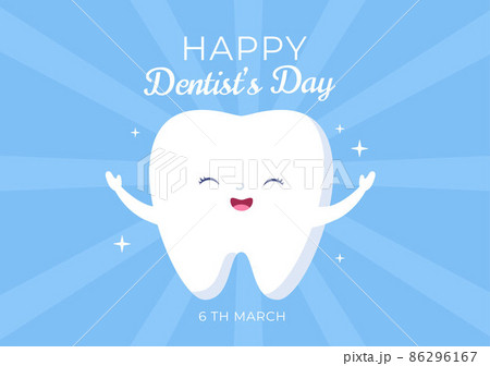 World Dentist Day with Tooth and Toothbrush to Prevent Cavities and Healthcare in Flat Cartoon Background Illustration Suitable for Poster or Banner World Dentist Day with Tooth and Toothbrush to Prevent Cavities and Healthcare in Flat Cartoon Background Illustration Suitable for Poster or Banner 86296167