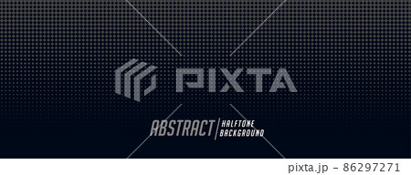 abstract black halftone background design 86297271