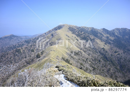日本百名山 四国剣山 山頂 日本百名山 四国剣山 山頂 86297774