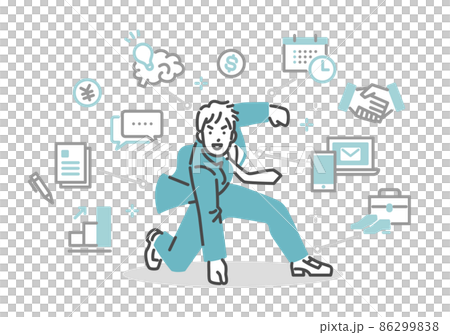 Super businessman 86299838