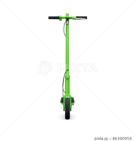 electric folding scooter for leisure and city trips 3D illustration electric folding scooter for leisure and city trips 3D illustration 86300959
