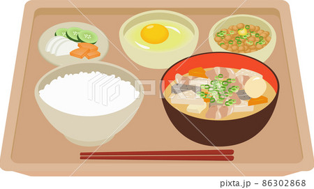 豚汁定食 86302868