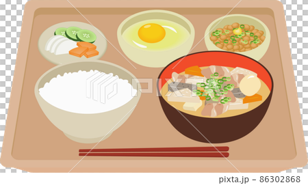 豚汁定食 86302868