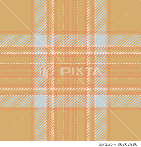 Plaid check pattern. Seamless fabric texture. Tartan textile print. 86302886