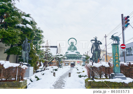 富山県　高岡大仏 86303573