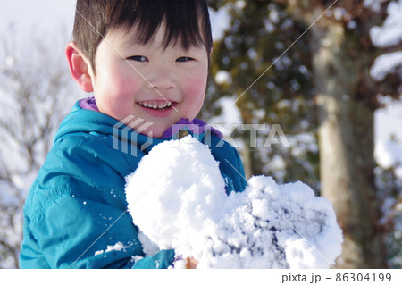 雪遊び 雪遊び 86304199