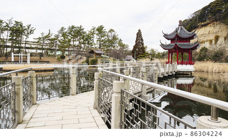 上海横浜友好園の冬 86304224