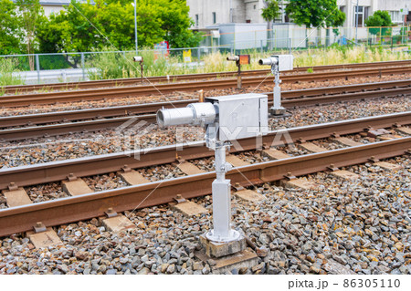 鉄道の光センサー式検知装置 86305110