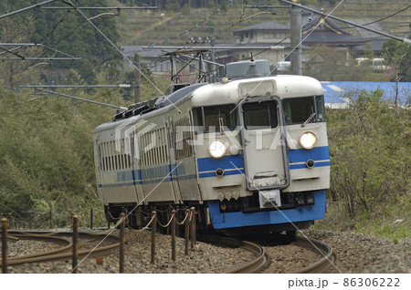 北陸本線 倶利伽羅-津幡 JR西日本 475系 A13編成(金沢) 北陸本線 倶利伽羅-津幡 JR西日本 475系 A13編成(金沢) 86306222